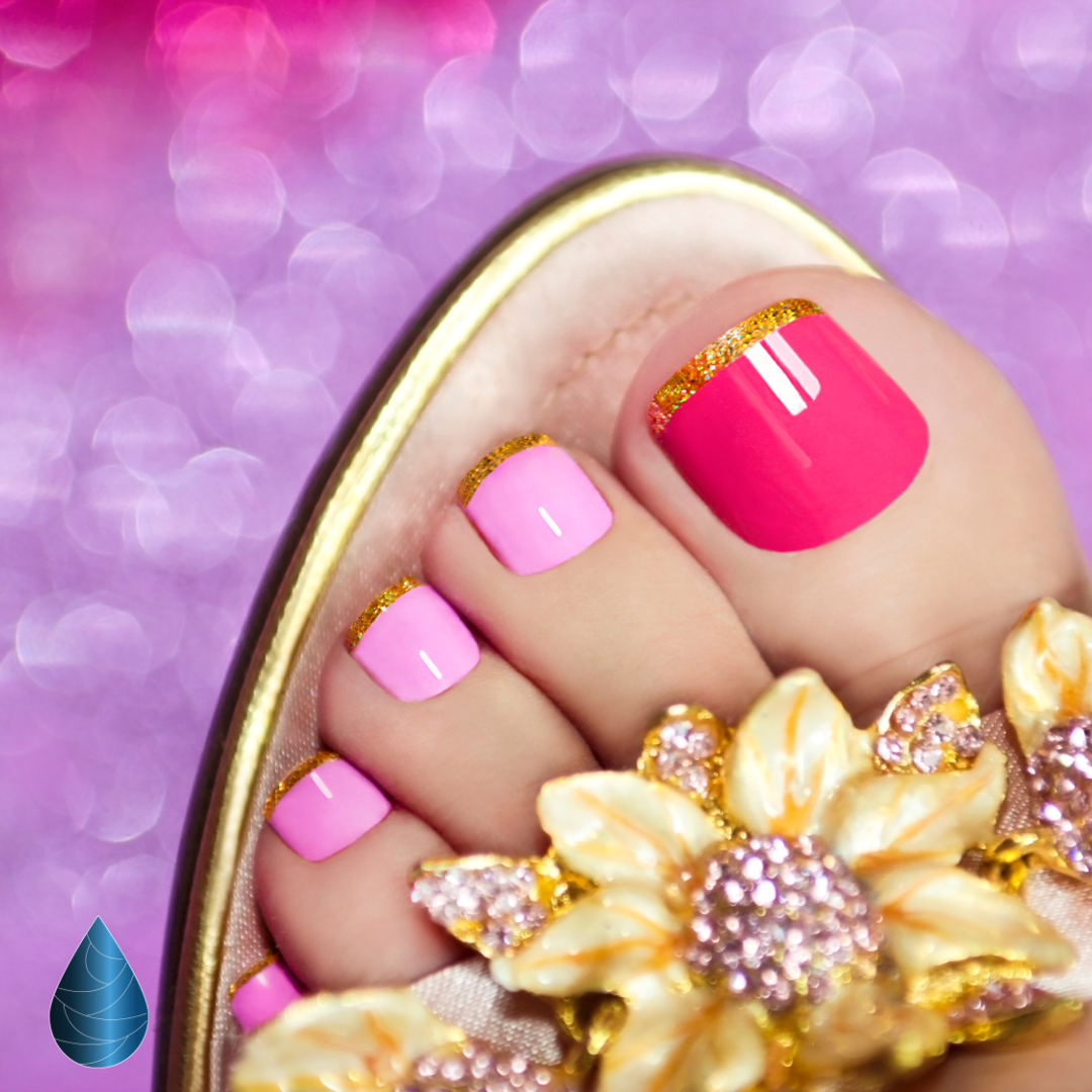 Vernis semi permanent pieds Le Cannet