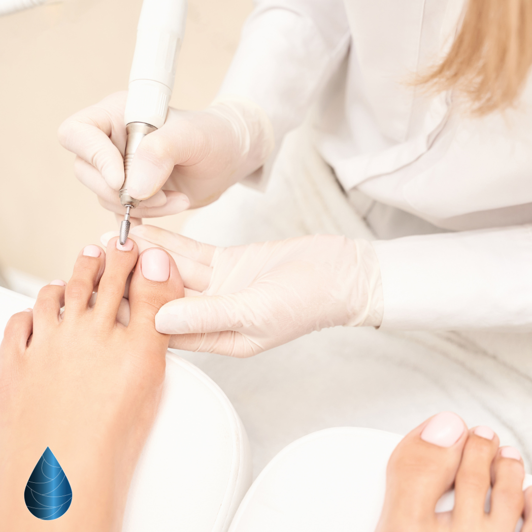 Vernis semi permanent pieds avec dépose Le Cannet